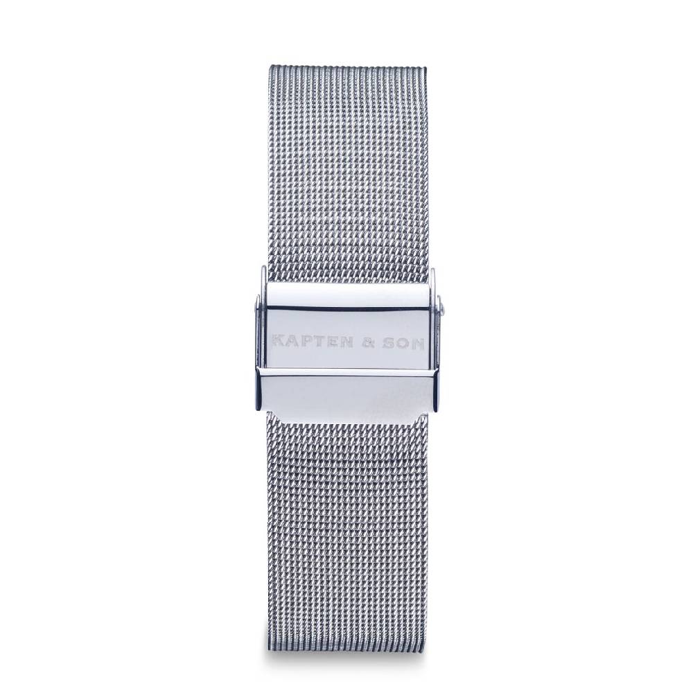 Kpten & Son Mesh Strap Silver Begrenzt auf 3 Tage