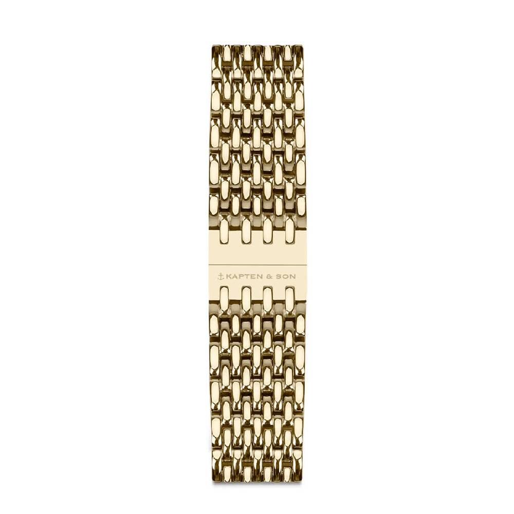 Kpten & Son Woven Steel Strap Light Gold Outlet