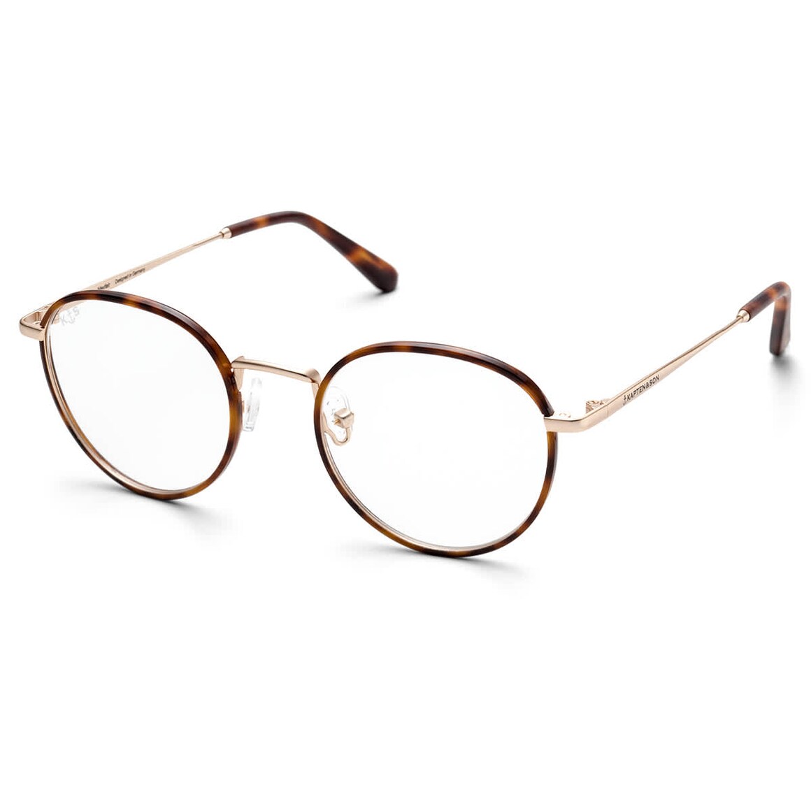 Kpten & Son London Small Matt Gold Tortoise Vierteljährliche Förderung