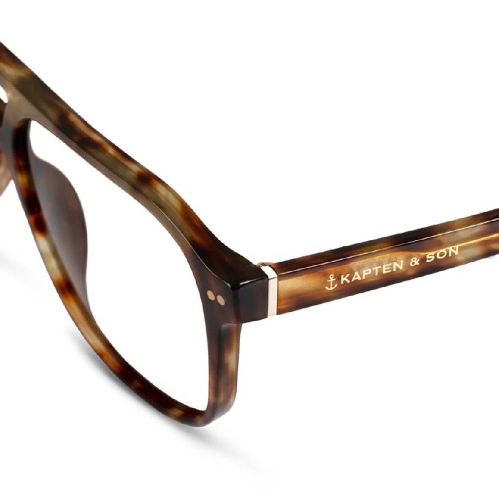 Kpten & Son Zurich Oversize Havana Tortoise mit Sehstärke Sonderangebote
