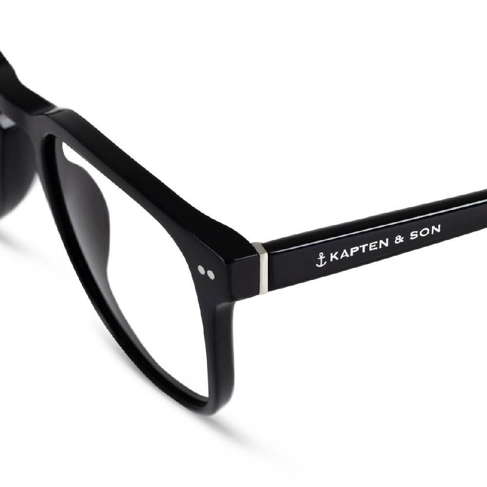 Kpten & Son Pasadena Large Black mit Sehstärke Bis zu 60% Rabatt