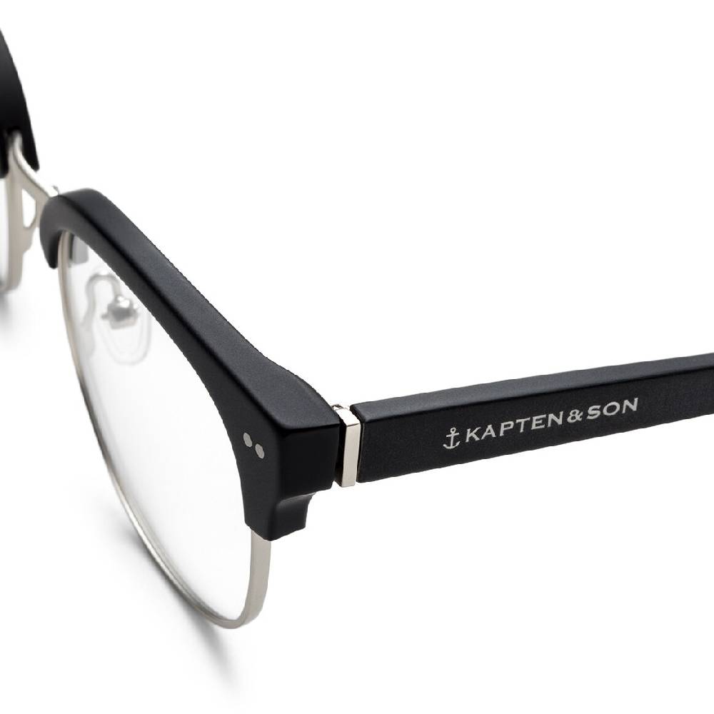 Kpten & Son Glendale Matt Black mit Sehstärke Im Verkauf