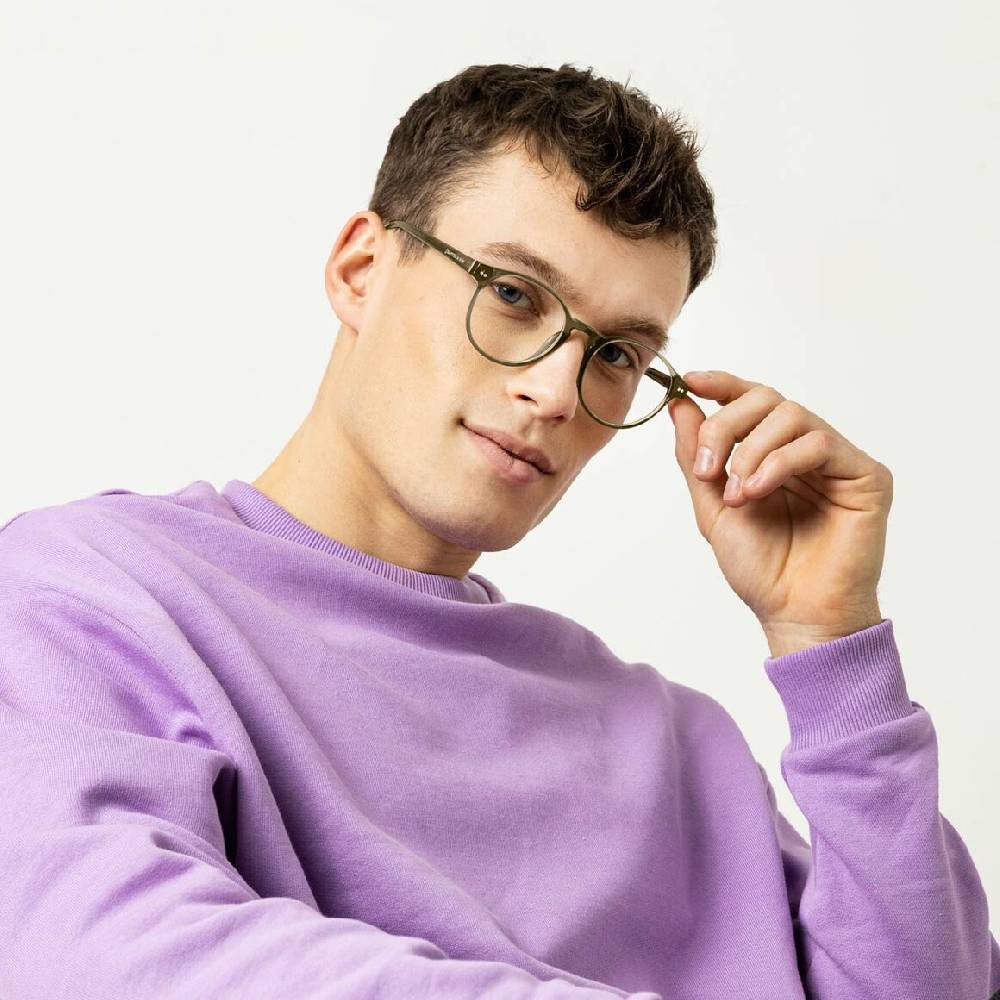 Kpten & Son Marais Transparent Olive mit Sehstärke Preisnachlass