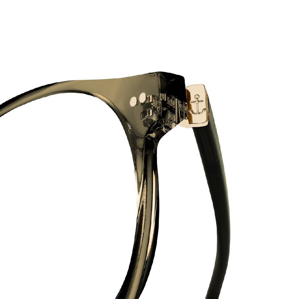 Kpten & Son Marais Small Transparent Olive mit Sehstärke Jubiläumsangebot