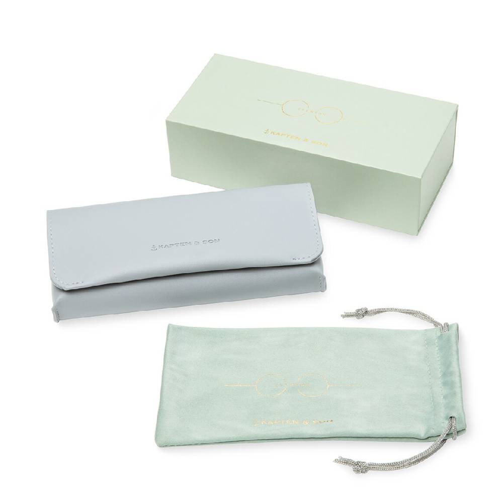 Kpten & Son Marais Small Transparent Olive mit Sehstärke Jubiläumsangebot
