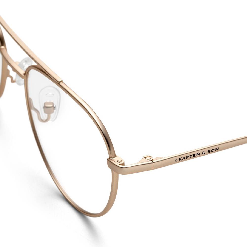 Kpten & Son Soho Matt Gold mit Sehstärke Räumungsverkauf
