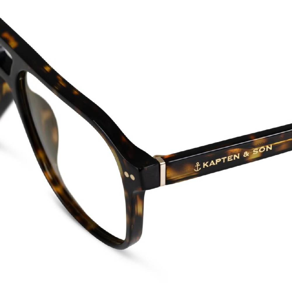Kpten & Son Zurich Oversize Dark Tortoise mit Sehstärke Nur für heute