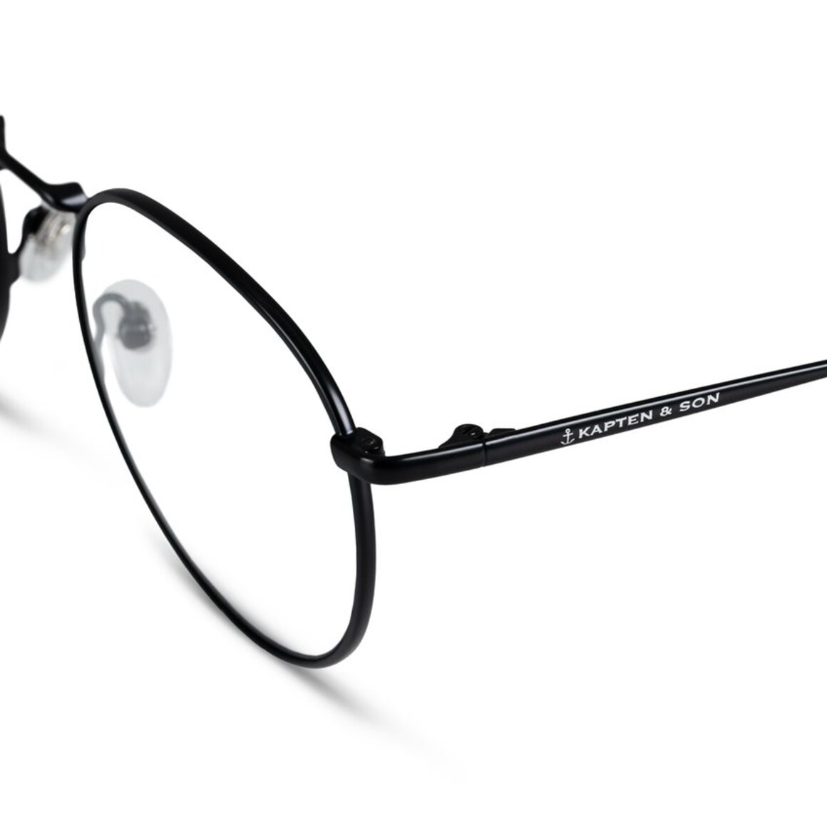 Kpten & Son London Large Matt Black mit Sehstärke Super Rabatt