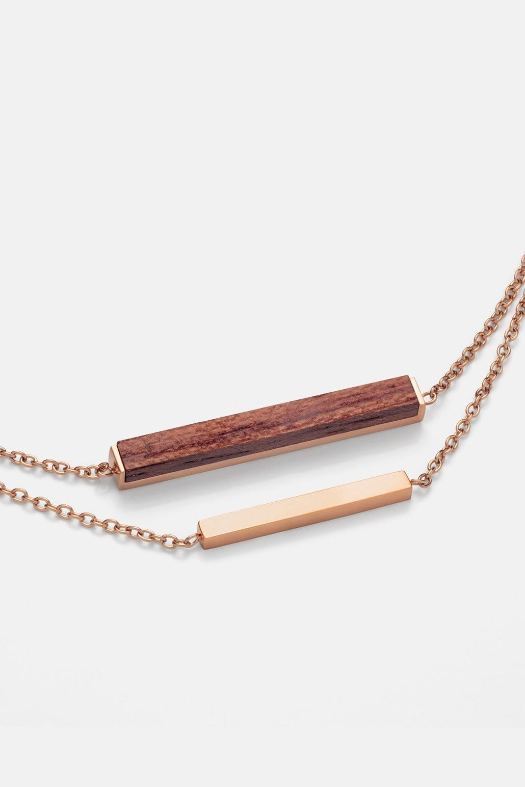 Kerbholz RECTANGLE BRACELET Rosenholz VIP-Rabatte
