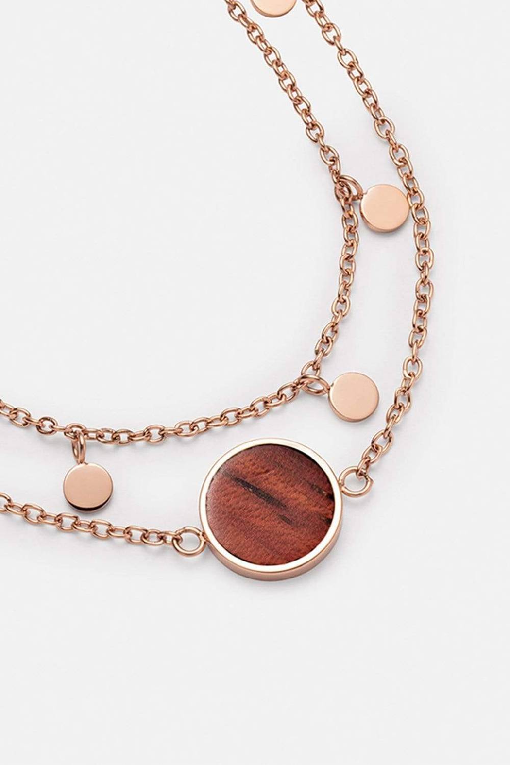 Kerbholz CIRCLE DOUBLE BRACELET Sandelholz Neueste Stile