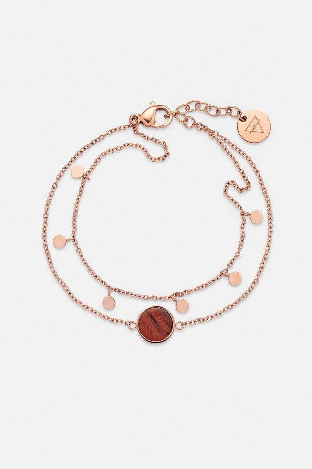 Kerbholz CIRCLE DOUBLE BRACELET Rosenholz Letzte 2 Tage