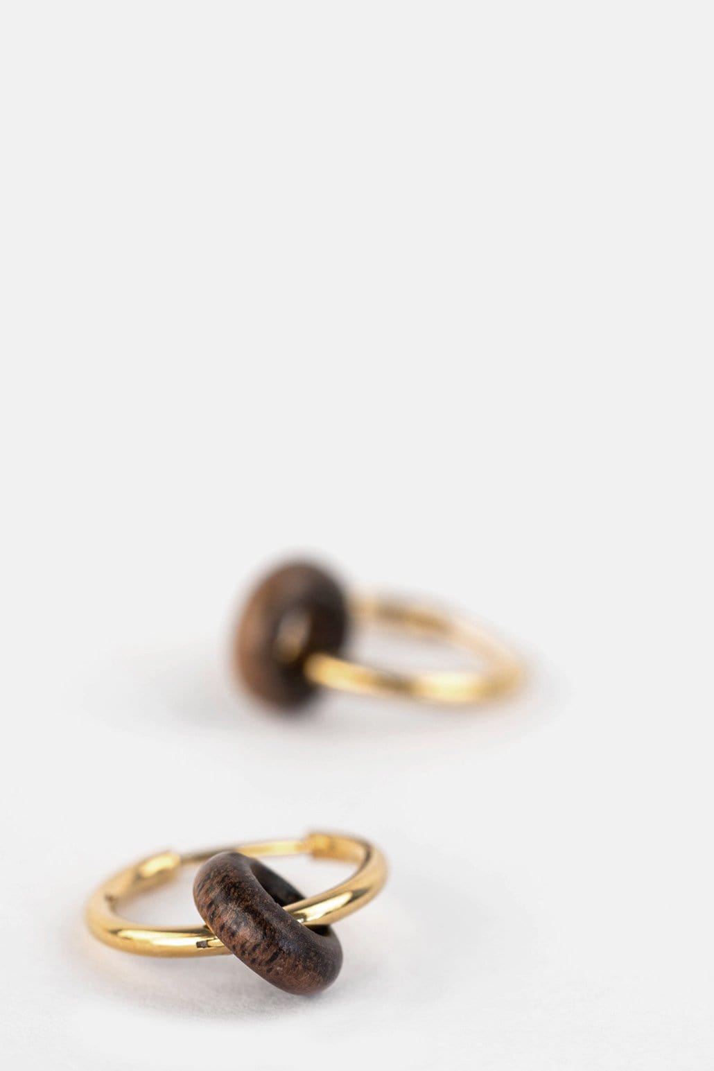 Kerbholz DONUT EARRING Walnuss 50% Rabatt mit kostenlosem Versand