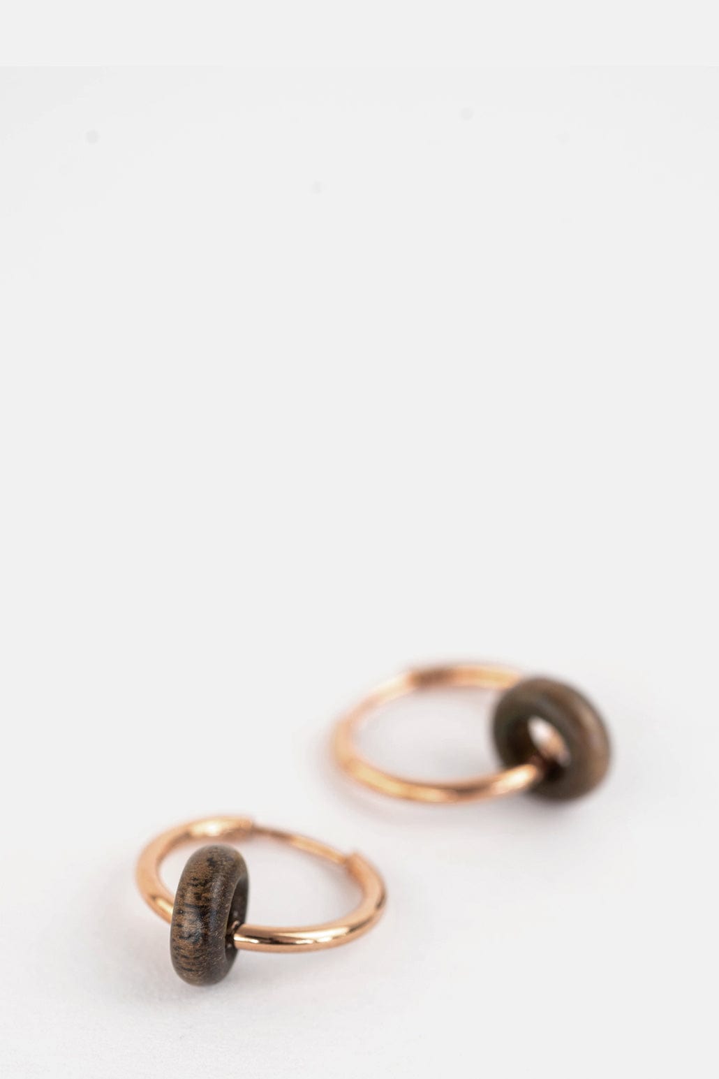 Kerbholz DONUT EARRING Walnuss 50% Rabatt mit kostenlosem Versand