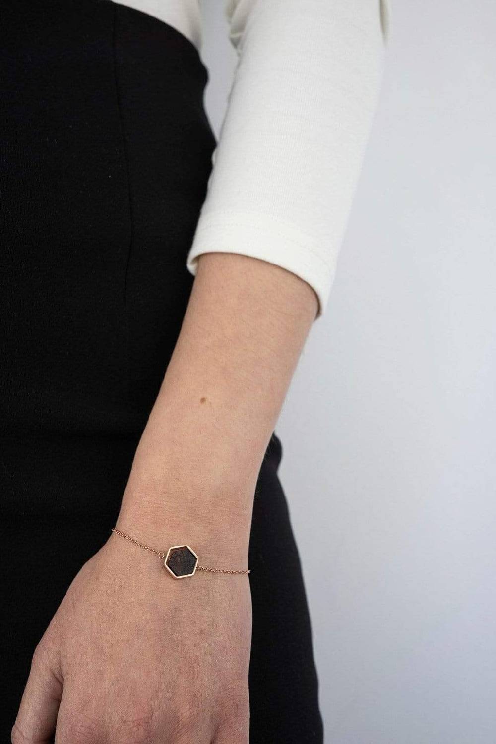 Kerbholz HEXA BRACELET Sandelholz Schlussverkauf