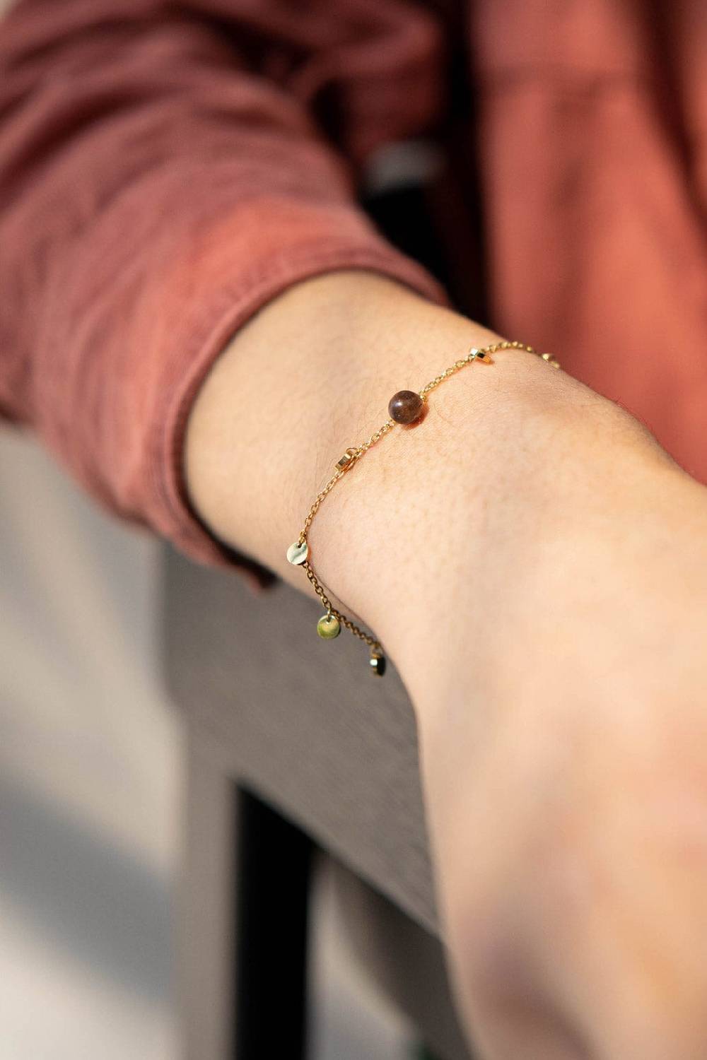 Kerbholz PEARL BRACELET Walnuss Günstig kaufen
