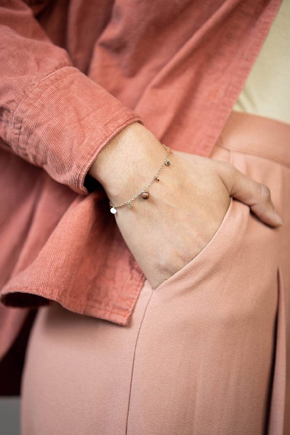 Kerbholz PEARL BRACELET Walnuss Günstig kaufen
