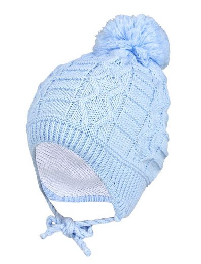 TUPTAM Strickmütze TupTam Baby Winter Mütze Strickmütze zum Binden mehr Outlet