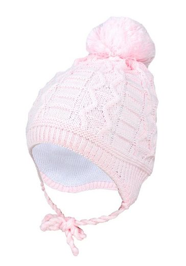 TUPTAM Strickmütze TupTam Baby Winter Mütze Strickmütze zum Binden mehr Outlet