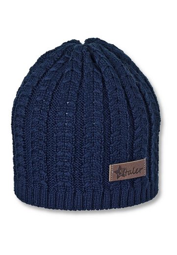 STERNTALER® Strickmütze Strickmütze (1-St., Wintermütze Strick Zopfmuster ideal für kalte Tage) Mütze mit Merinowollanteil und kleinem Zopfmuster mehr Kostenloser Versand