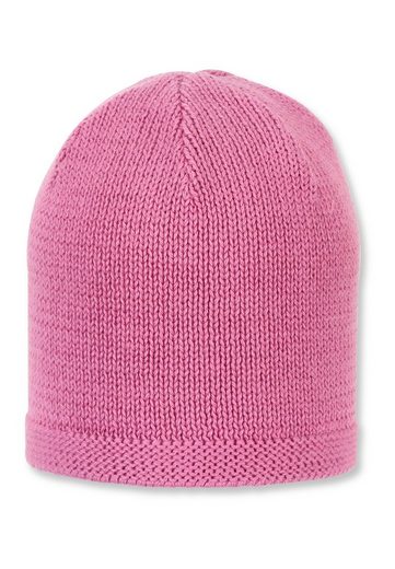 STERNTALER® Strickmütze OCS Strickmütze (1-St., Wintermütze gefütterte und ideal für kalte Tage) Strick Beanie Kinder aus weicher Baumwolle unifarben mehr Cyber Monday