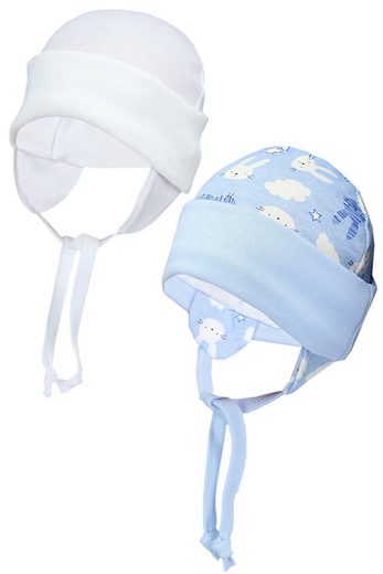 TUPTAM Erstlingsmütze TupTam Baby Erstlingsmütze mit Ohrenklappen 2er Pack mehr Valentinstagsangebot