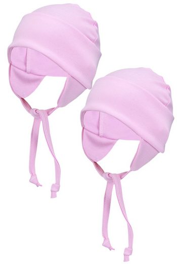 TUPTAM Erstlingsmütze TupTam Baby Erstlingsmütze mit Ohrenklappen 2er Pack mehr Valentinstagsangebot