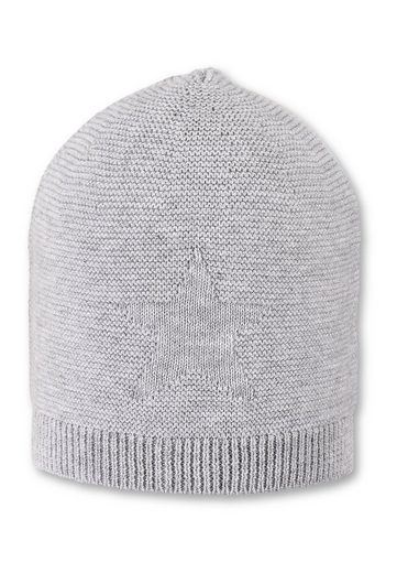 STERNTALER® Strickmütze GOTS Strickmütze 1-St., Kinder Strickmütze mit eingestricktem Stern ideal für den Winter) Wintermütze Baby gefüttert mit Baumwollfleece (Bio mehr Kostenlose Rückgabe