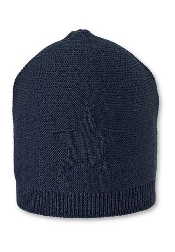 STERNTALER® Strickmütze GOTS Strickmütze 1-St., Kinder Strickmütze mit eingestricktem Stern ideal für den Winter) Wintermütze Baby gefüttert mit Baumwollfleece (Bio mehr Begrenzte Freigabe