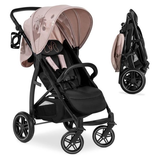 HAUCK Kinder-Buggy Rapid 4D - Minnie Mouse Rose Kinderwagen klein faltbar mit Liegeposition höhenverstellbar bis 25 kg mehr Preisnachlass