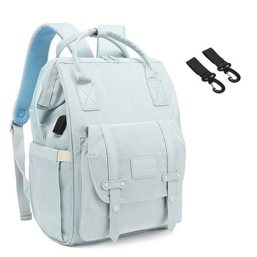 REDOM Wickelrucksack Wickeltasche Rucksack Baby Multifunktions-Babytaschen wasserabweisend (Windeln Babyflasche Milchfläsche Rucksack Tasche mit USB-Anschluss, Multifunktional, Babytasche, Wickelrucksack), mit Kinderwagen-Haken Bis zu 50% Rabatt