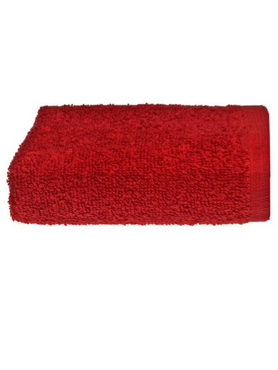 JULIE JULSEN Handtücher 1-Handtücher-Grau-Waschlappen 30 x 30 cm Baumwolle (1-St) mehr Blitzangebot