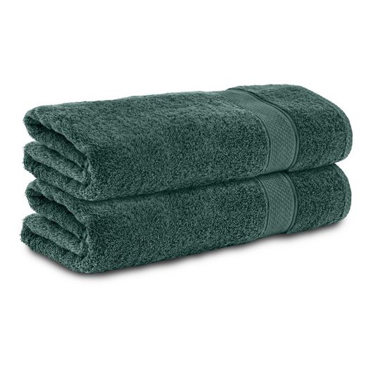 KOMFORTEC Badetücher 100% Baumwolle, 470 g/m² Frottee (2-St), Handtücher 70x140 cm Set, Weich mehr Letzte 3 Tage