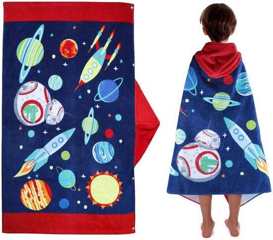HYTIREBY Strandtücher Kinder Strandtuch Badetuch mit Kapuze Jungen Mädchen mehr Zeitbegrenzte Promotion