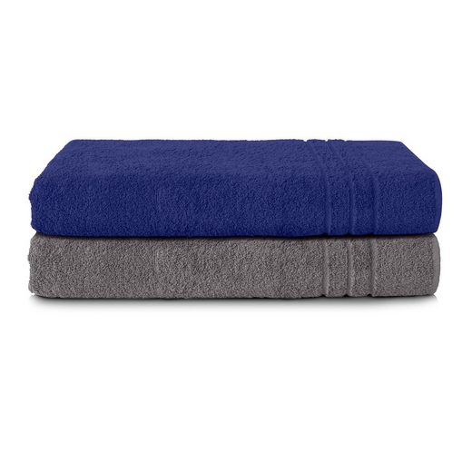 KOMFORTEC Saunatuch 80x200 cm Saunatücher Set aus 100% Baumwolle Frottee (2-St), XXL, Weich, Groß, Schnelltrocknend mehr Hotsell