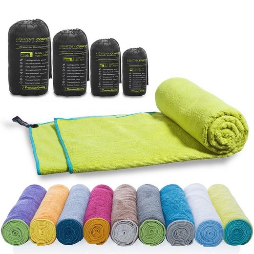 LIGHTDRY Reisehandtuch Backpack Mikrofaser Sporthandtuch Sport, Strand & Badehandtuch mehr Schlussverkauf