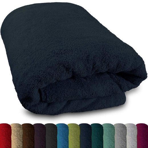 LANUDO Badetücher Lanudo® Saunahandtuch "Maxi Line" 100x200 cm div. Farben 100% Baumwolle (1-St) mehr Großer Ausverkauf