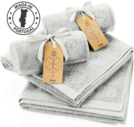 LIEBENSTEIN Handtuch Set Samtweiche Handtücher aus 100% Baumwolle (4-St), beige Frottiertücher, 2x 50x100 cm & 2x 70x140 cm mehr Super Sparpreis