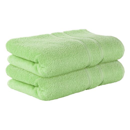 STICKANDSHINE Badetuch 2er Set Premium Frottee Badetuch 100x150 cm in 500g/m² aus 100% Baumwolle (2 Stück Pack) Badetücher 100 x 150 100% Baumwolle 500GSM Frottee mehr Versandkostenfrei