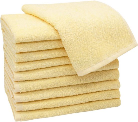 ZOLLNER Gästehandtücher Walkfrottier (10-St), 30 x 50 cm, 100% Baumwolle, vom Hotelwäschespezialisten mehr Saisonale Angebote
