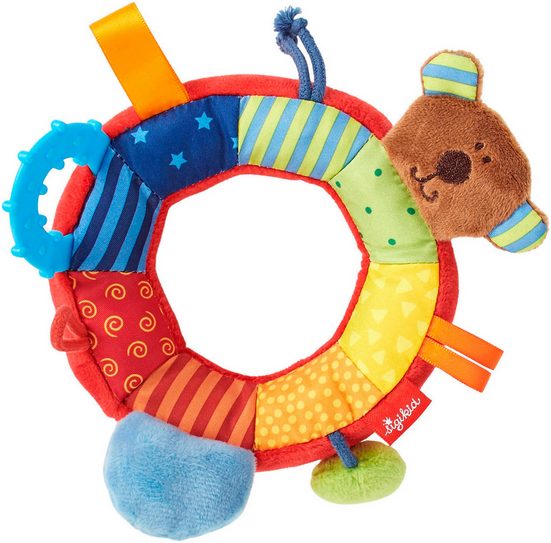 SIGIKID Greifling PlayQ, START Ringgreifling Bär mit Rassel mehr Discount Store für neue Produkte