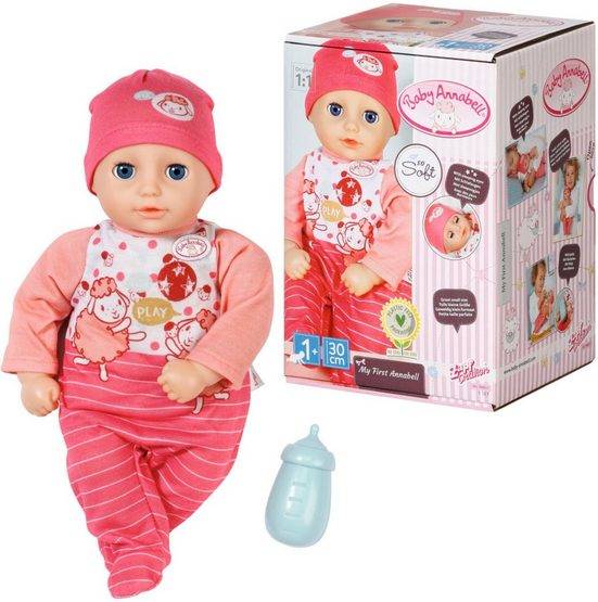 BABY ANNABELL Babypuppe My First Annabell, 30 cm mit Schlafaugen mehr