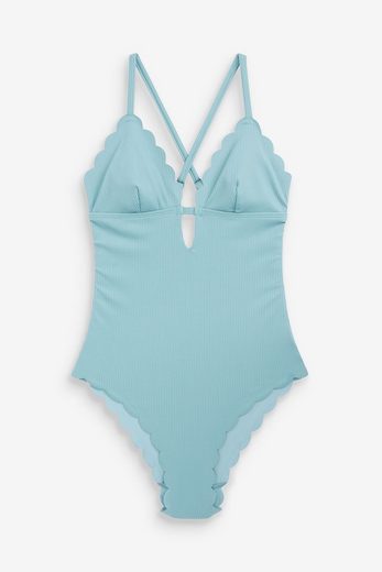 NEXT Badeanzug Tief ausgeschnittener Badeanzug 1-St mehr Discount Store für neue Produkte