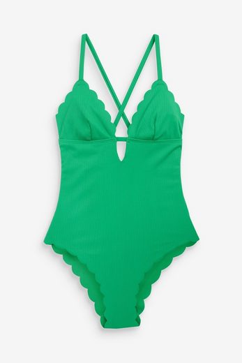 NEXT Badeanzug Tief ausgeschnittener Badeanzug 1-St mehr Discount Store für neue Produkte