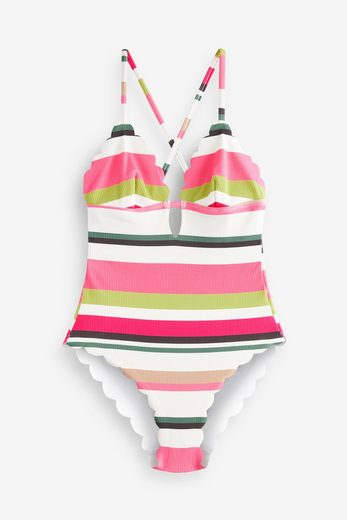 NEXT Badeanzug Tief ausgeschnittener Badeanzug 1-St mehr Discount Store für neue Produkte
