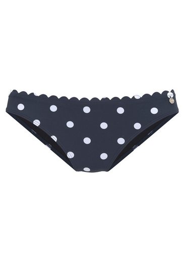LASCANA Bikini-Hose Jada mit Muschelkante und Pünktchen mehr