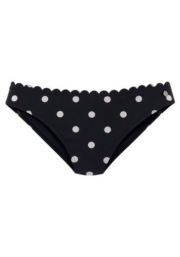 LASCANA Bikini-Hose Jada mit Muschelkante und Pünktchen mehr Angebote