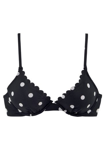 LASCANA Bügel-Bikini-Top Jada mit leichter Wattierung und Muschelkante mehr Sonderangebot