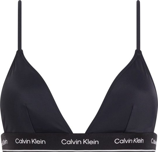 CALVIN KLEIN SWIMWEAR Triangel-Bikini-Top TRIANGLE-RP mit Logoschriftzügen auf dem Unterband mehr Lagerräumung