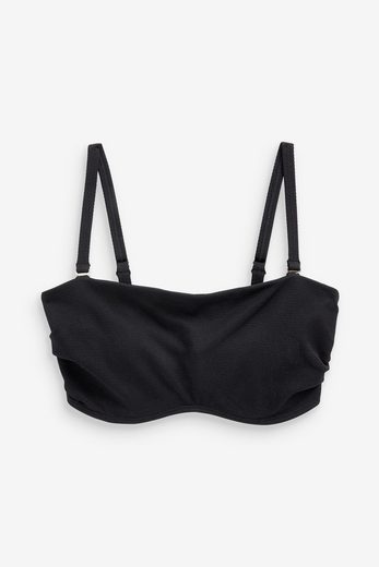 NEXT Bandeau-Bikini-Top Unwattierter, trägerloser Minimizer-Bikini, DD+ 1-St mehr Blitzangebot