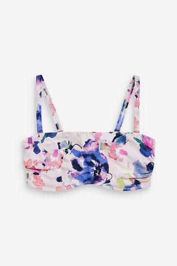 NEXT Bandeau-Bikini-Top Unwattierter, trägerloser Minimizer-Bikini, DD+ 1-St mehr Blitzangebot